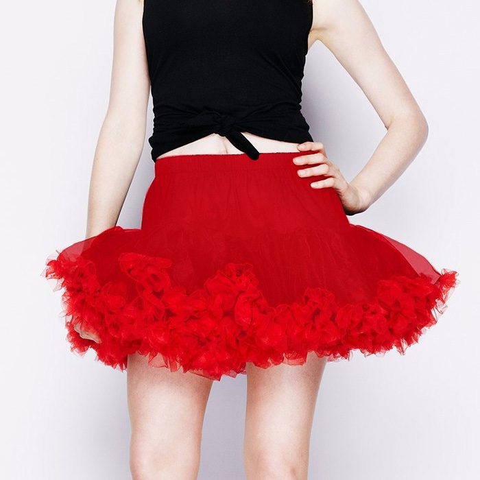 tu tu skirt hell bunny red
