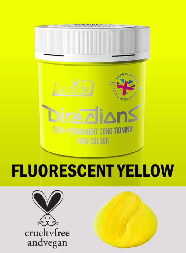 Directions Hair Colour Fluorescent Yellow