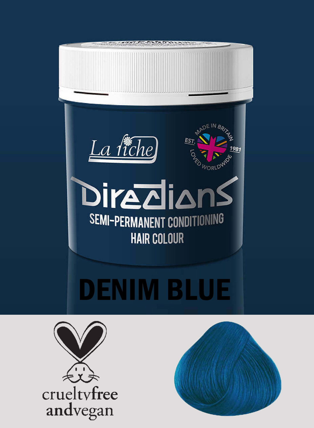 Directins Hair Colour Denim Blue