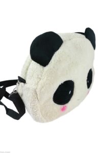 fluffy panda backpack