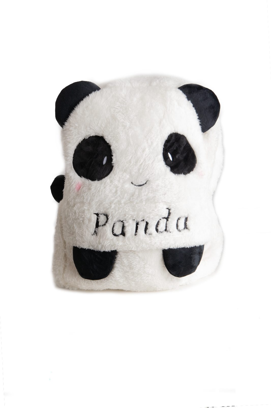 fluffy panda backpack