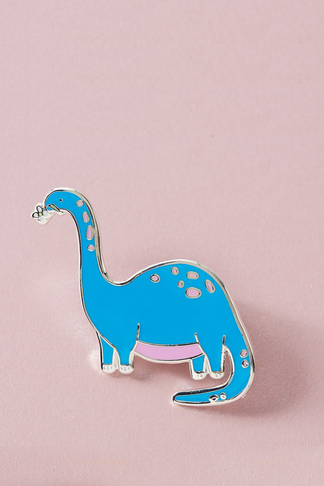 Blue Dinosaur enamel Pin