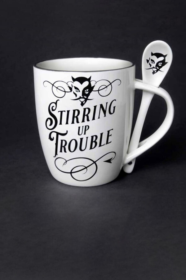 Stirring up Trouble Mug and Spoon Set
