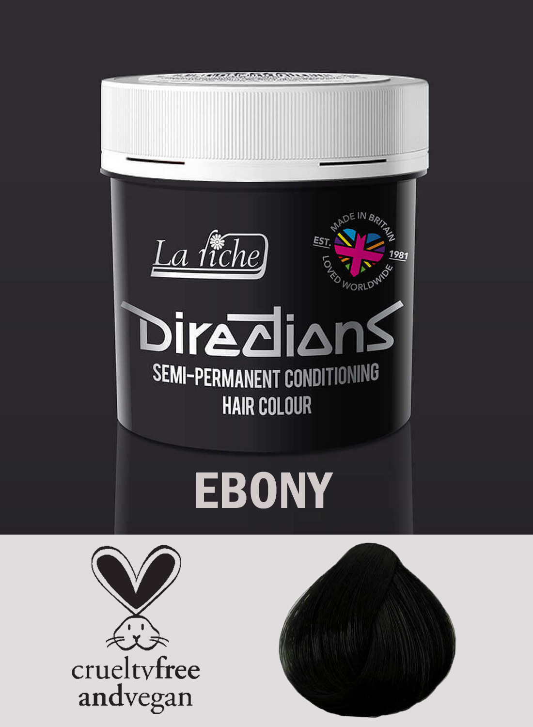 Directions Hair Colour  Ebony