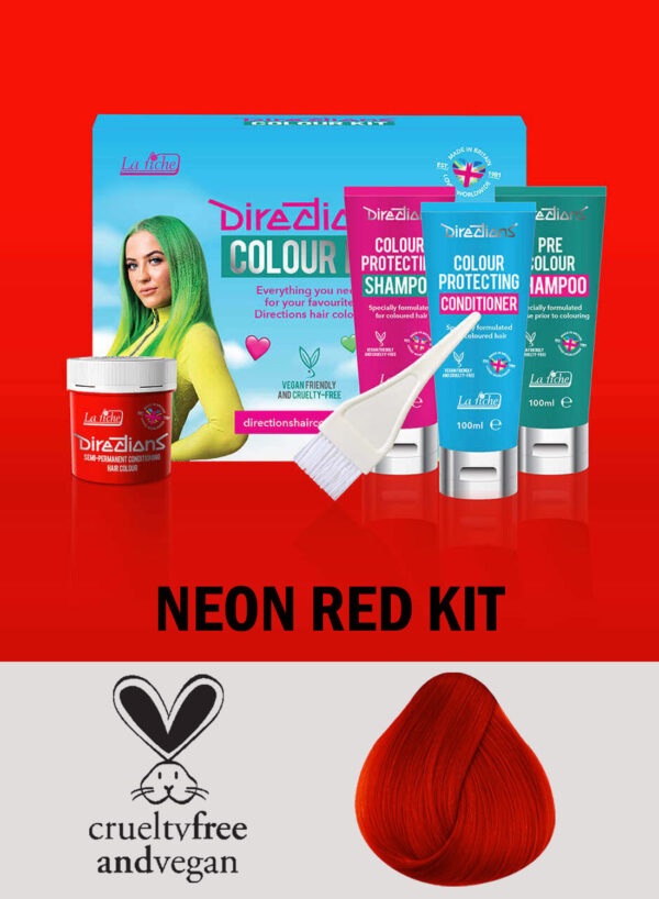 Directions Hair Colour Neon Red kit