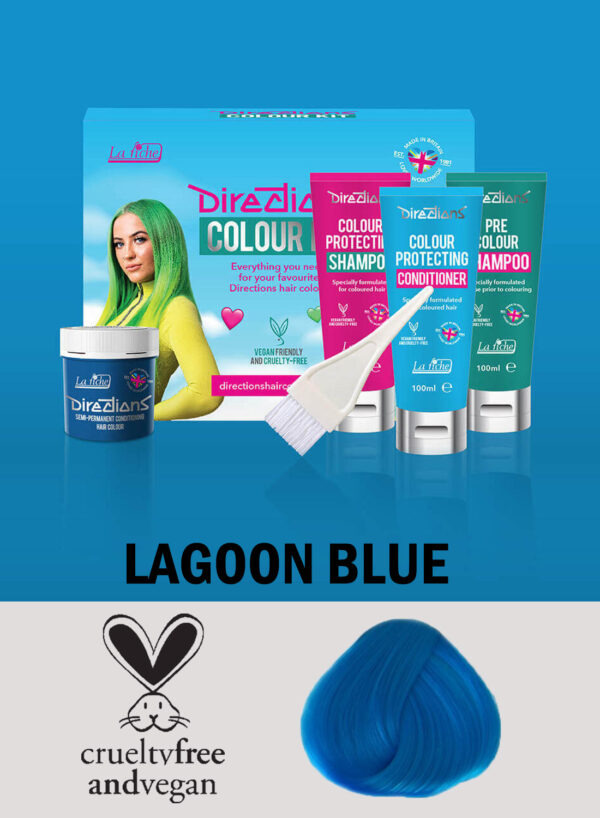 Directions Hair Colour Lagoon Blue Kit
