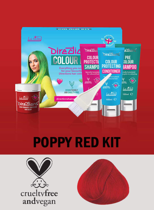 Directions Poppy Red kit