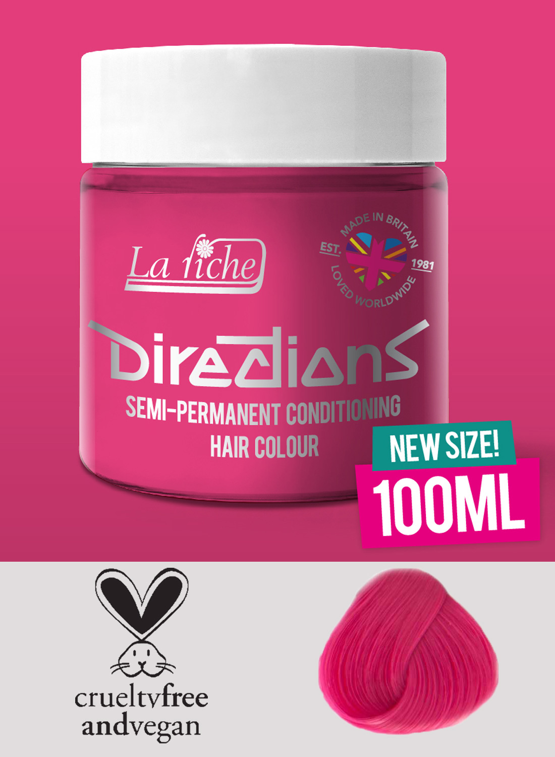 Directions Hair Colour Carnation Pink