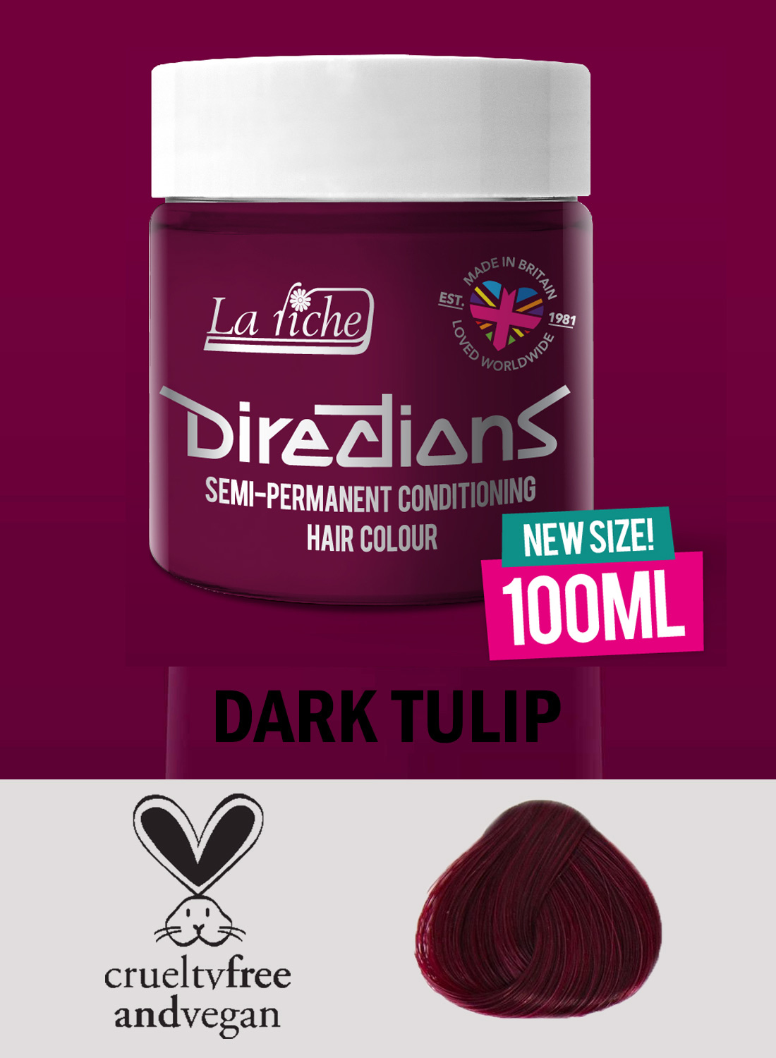 Directions Hair Colour Dark Tulip