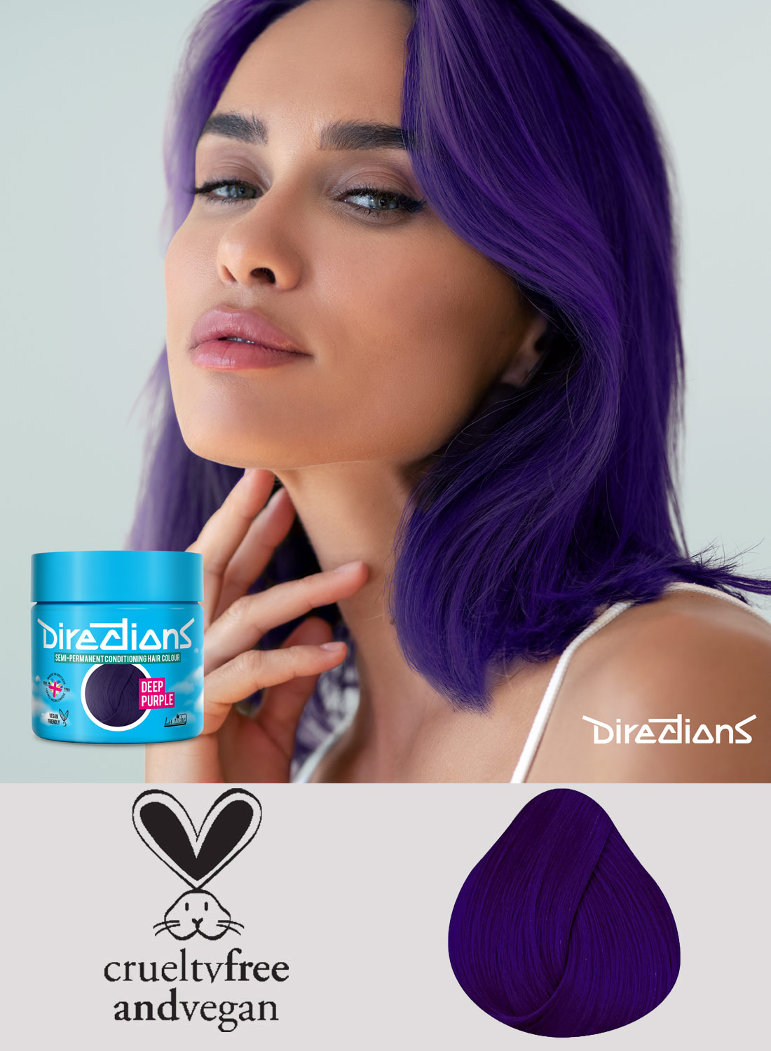 Directions Hair Colour Deep Purple