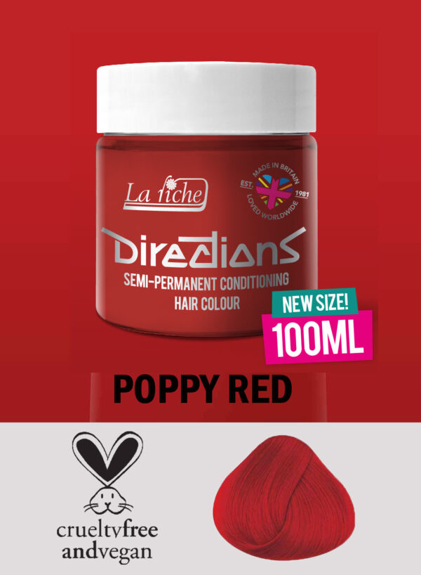 Directions Poppy Red