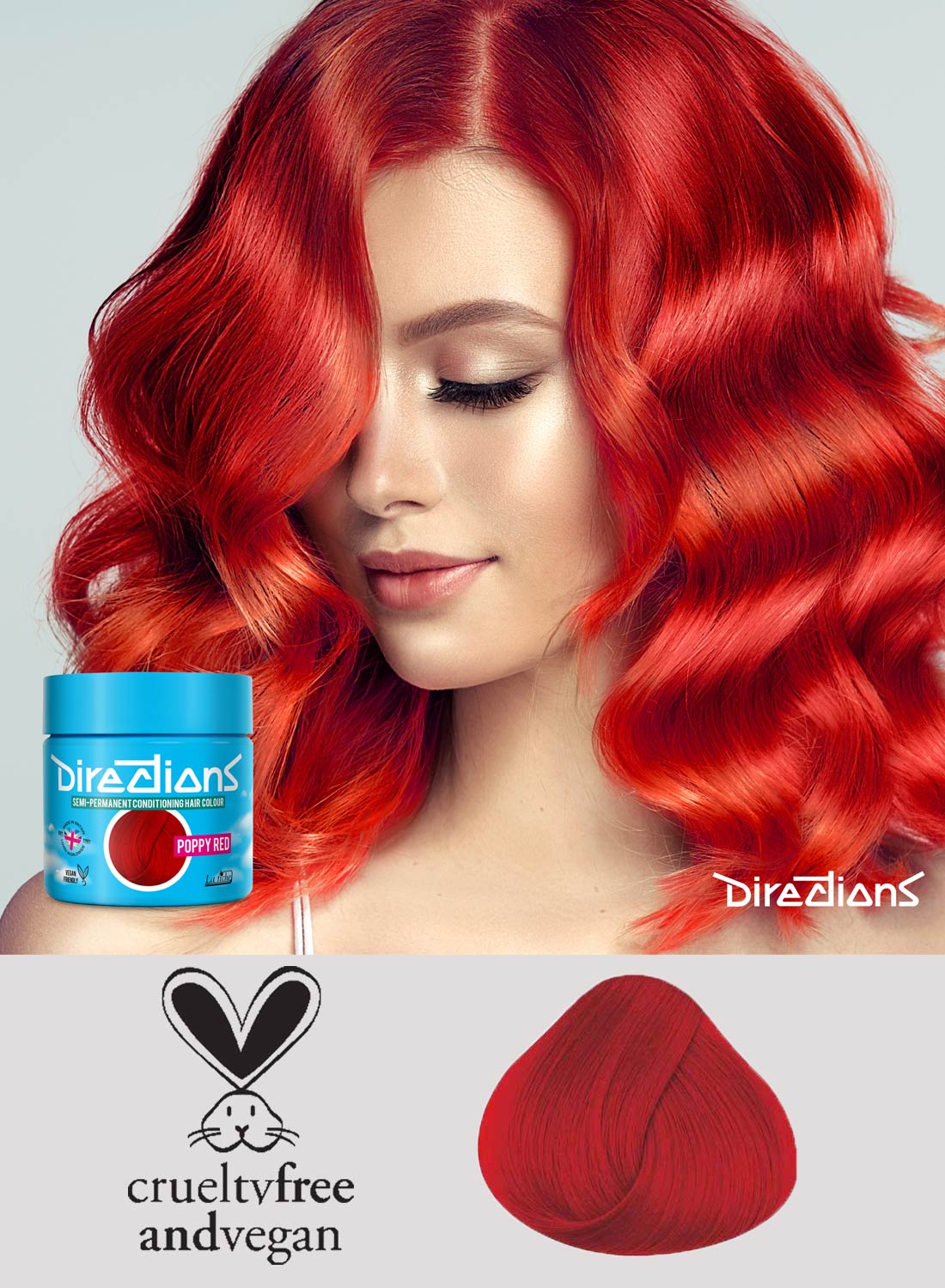 Directions Poppy Red