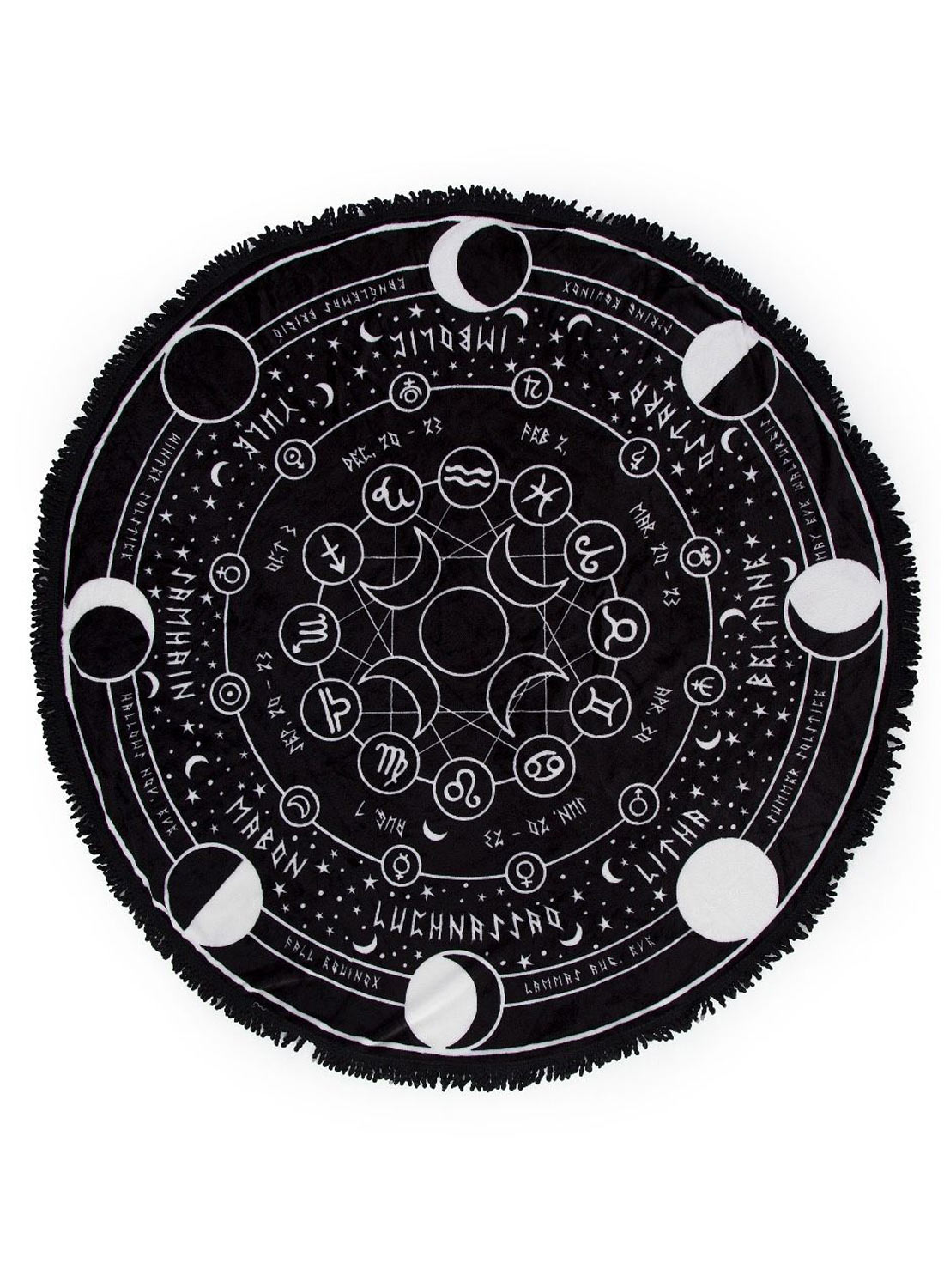 KILLSTAR PAGAN ラウンド ブランケット ベッドスプレッド KILLSTAR PAGAN ラウンド ブランケット ベッドスプレッド