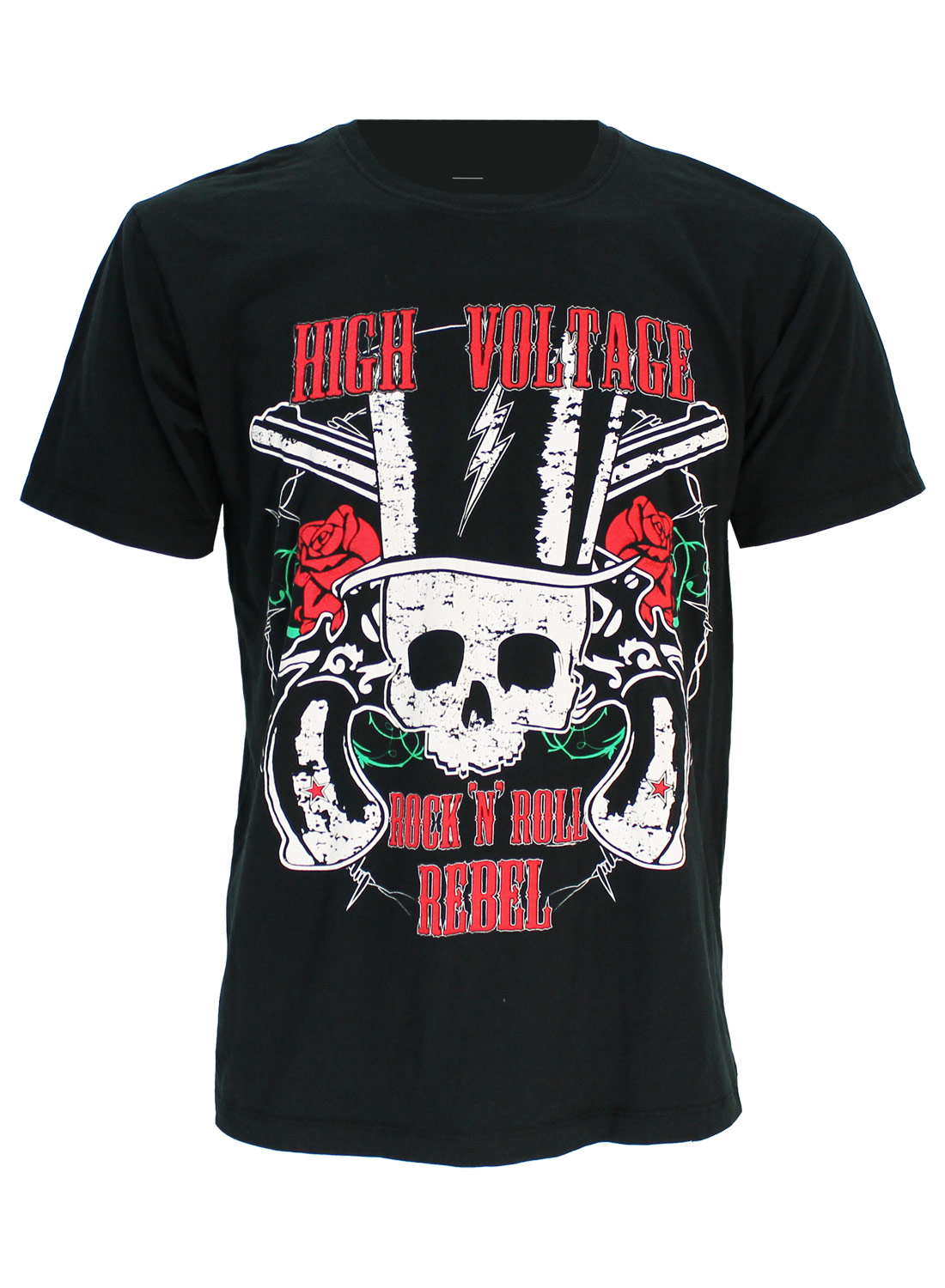 Restless 'N' Wild Rock 'N' Roll Rebell T-shirt Black
