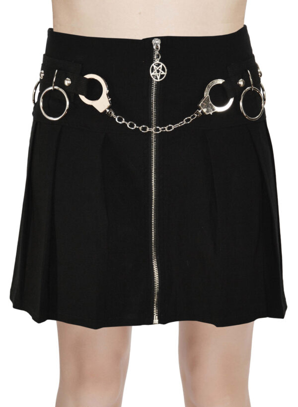 Gothic glam skirt Black