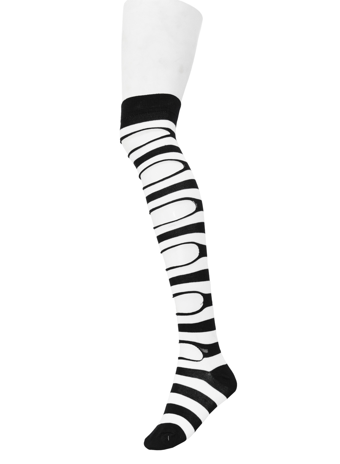 Ok Stripe Socks Black/white