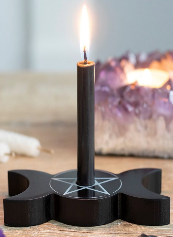 Triple Moon Candle Holder