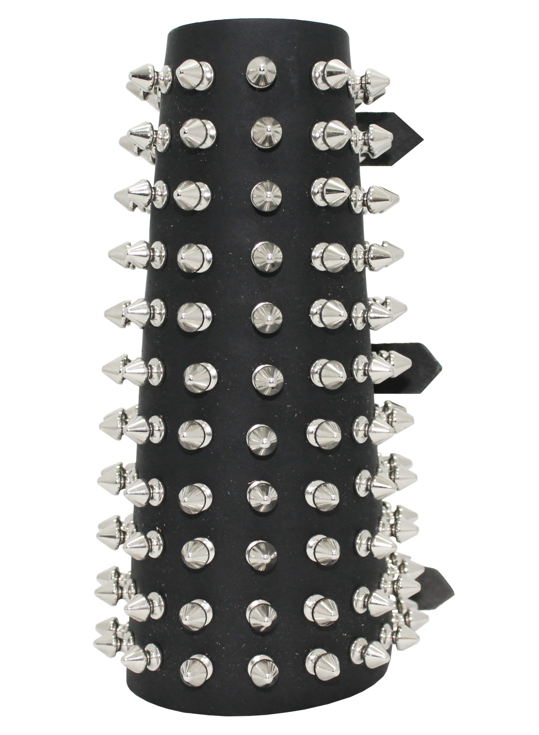 11 Row Spick studs Leather Wristband