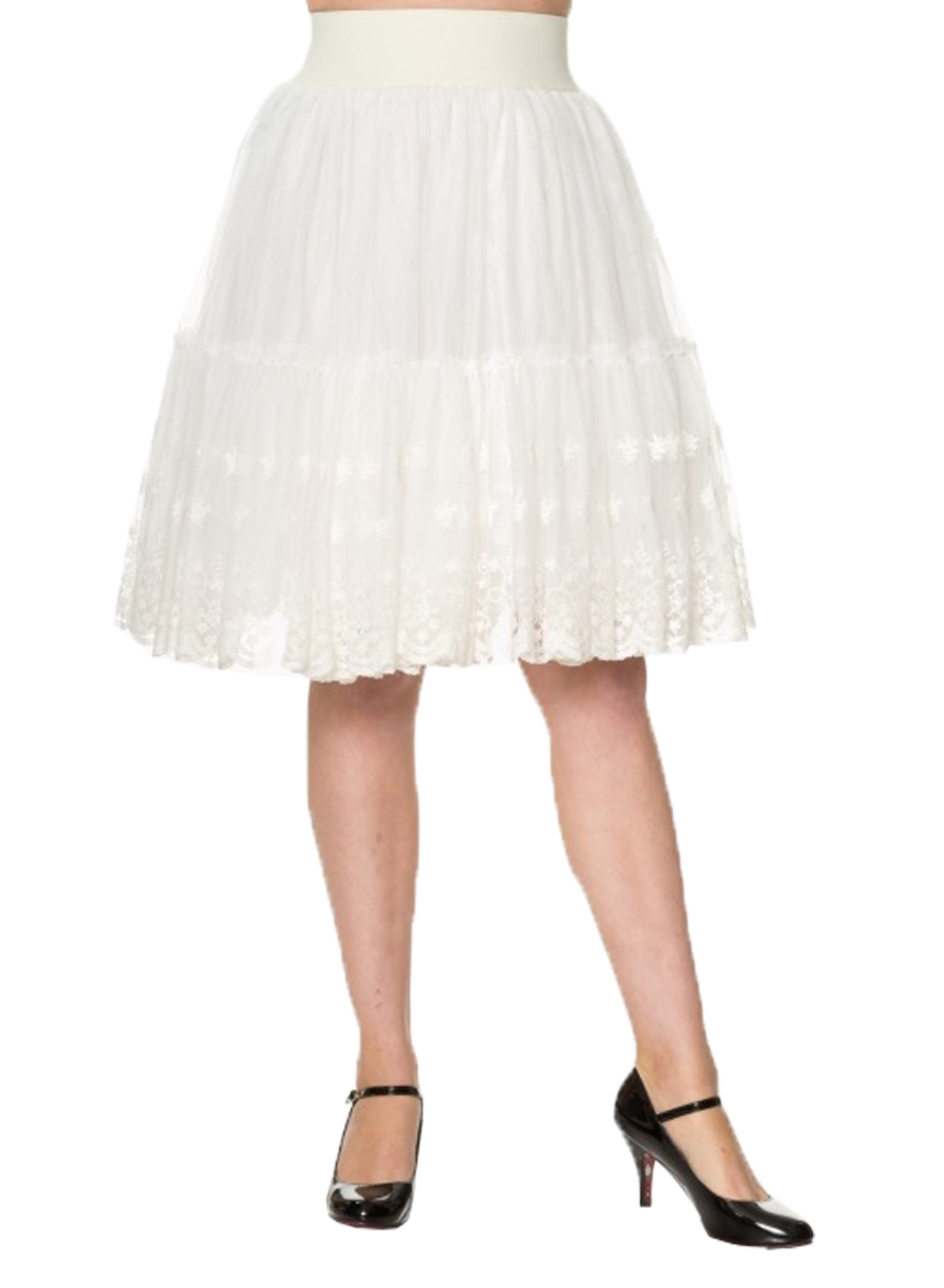 First Sight Petticoat skirt White