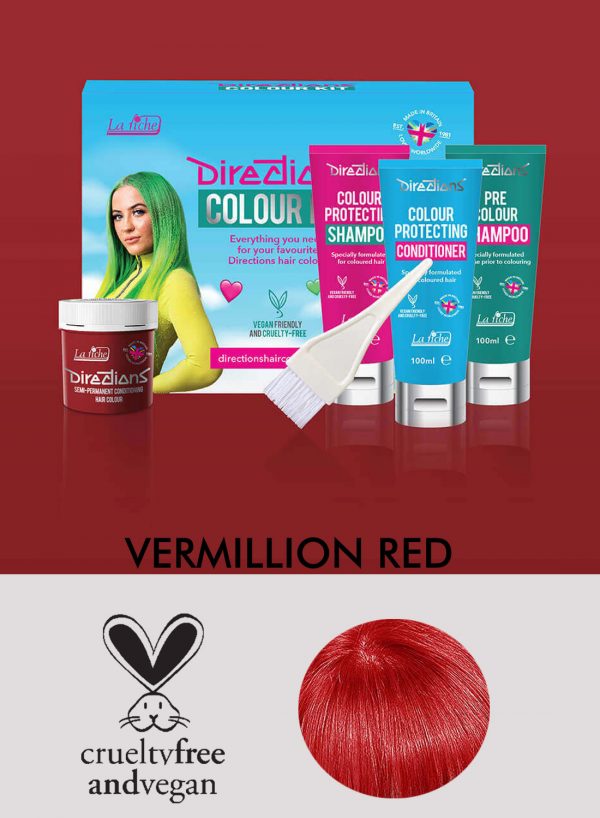 Directions Vermillion Red Kit