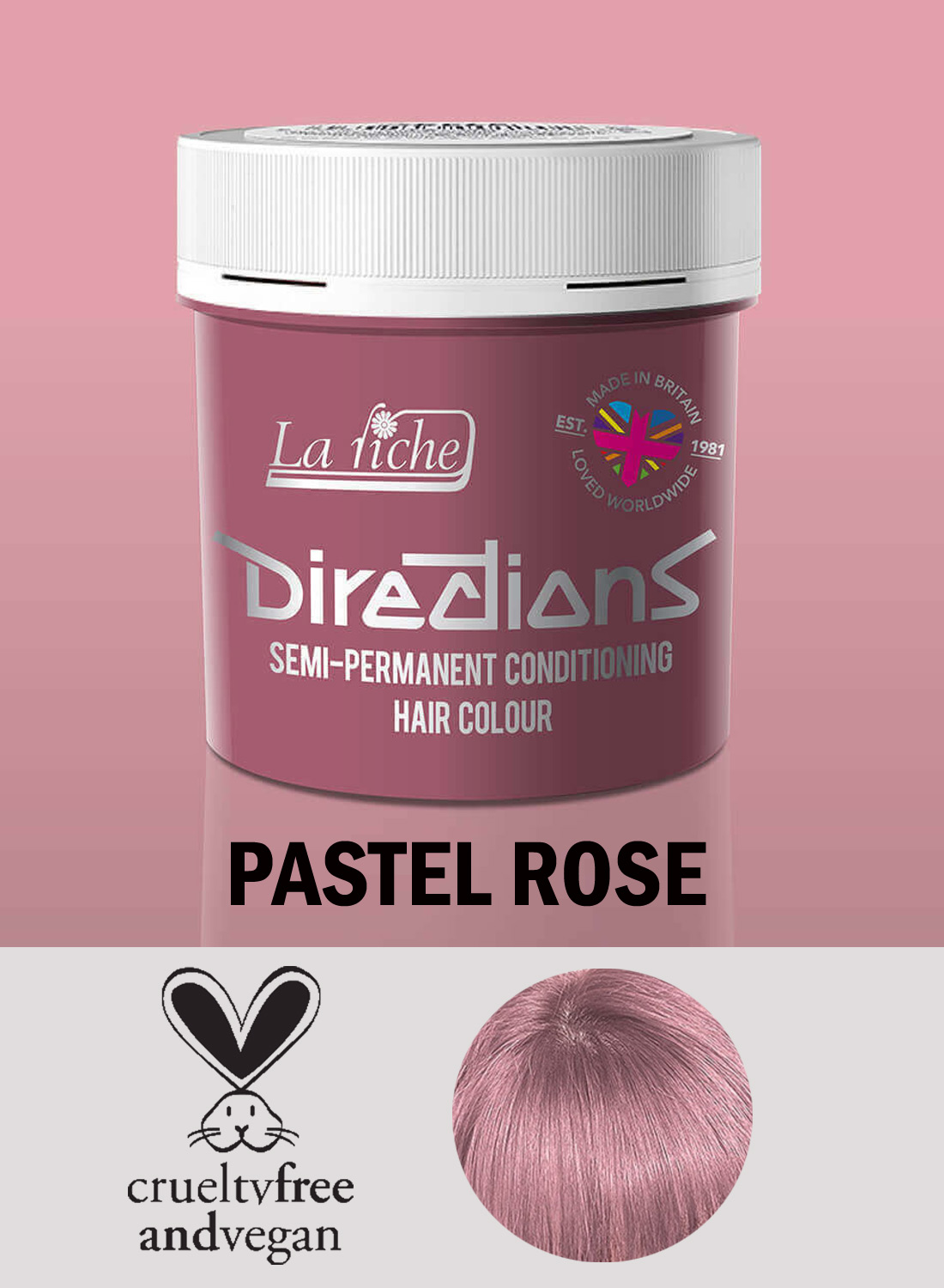 Directions Hair Colour Pastel Rose