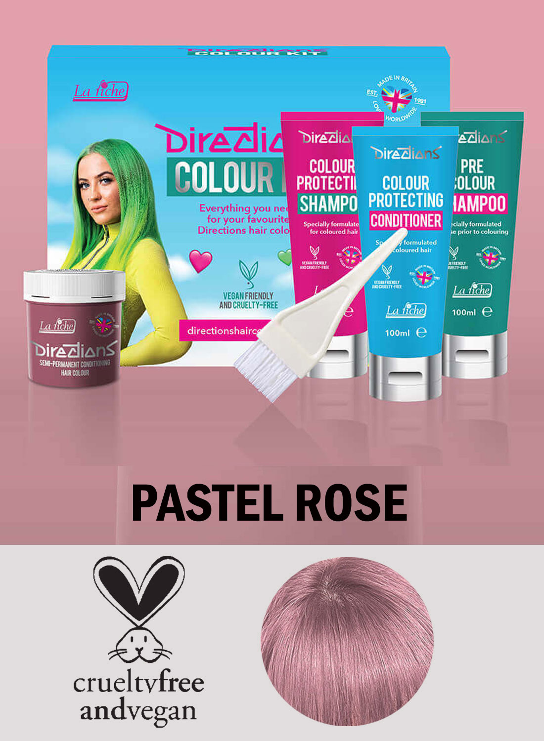 Directions Pastel Rose Kit