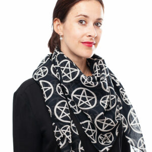 Pentagrams Scarf Black