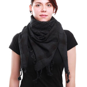 Keffiyeh Black and Black