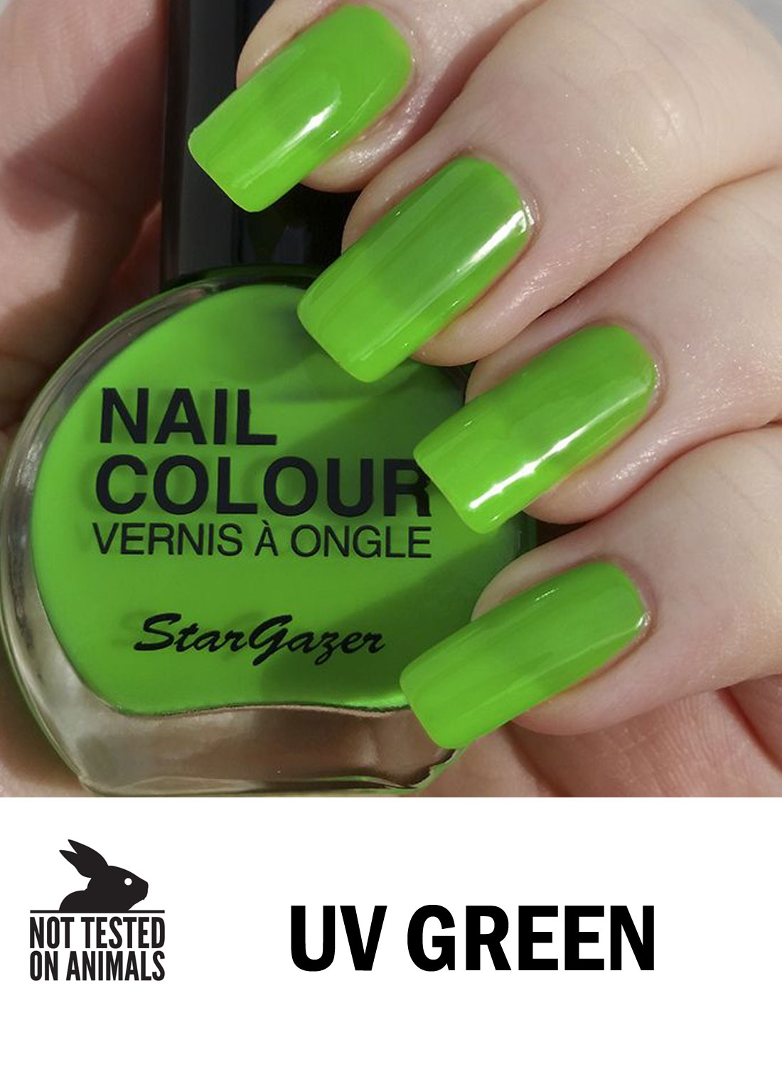 Neon Nail Polish Green