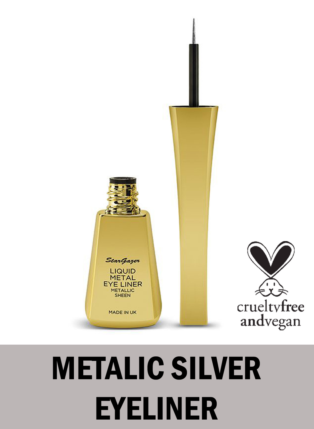 Metallic Liquid Eyeliner Silver