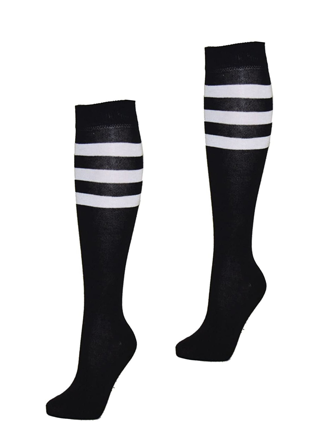 KH Sport Socks Black White Stripes