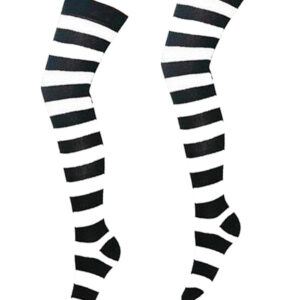 White And Black Welly Socks