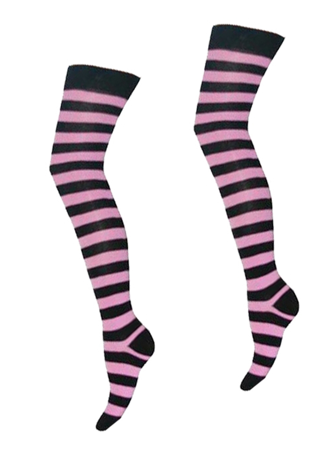 Pink And Black OK Socks