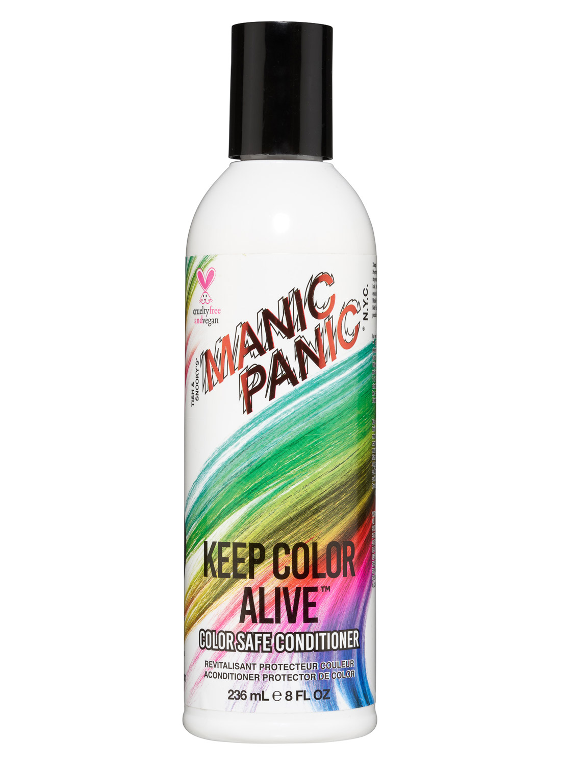 Manic Panic's Keep Color Alive Conditioner är en grymhetsfria, vegan och parabenfria hårvårdsprodukter