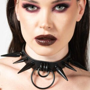 Synchro Spike Black Choker