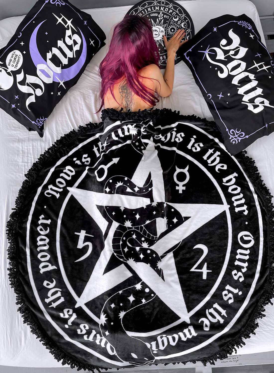 Witchy Blanket/ Bed Cover