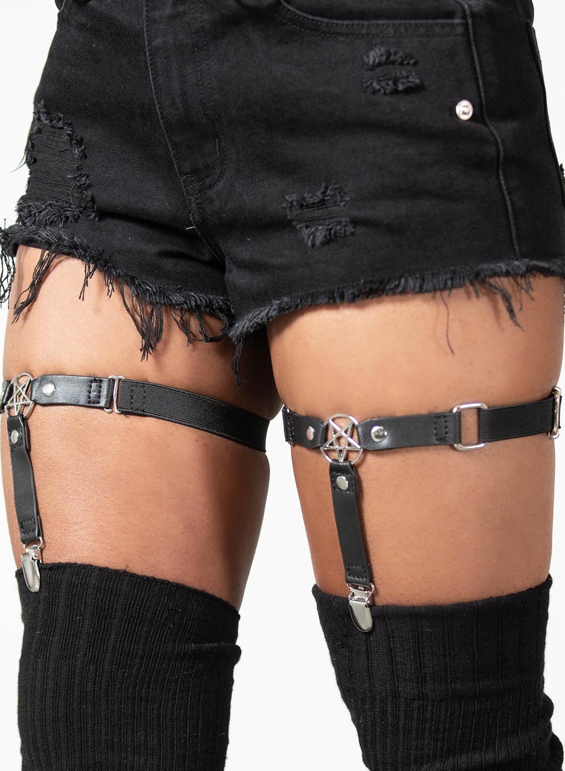 Star Strapped Garters