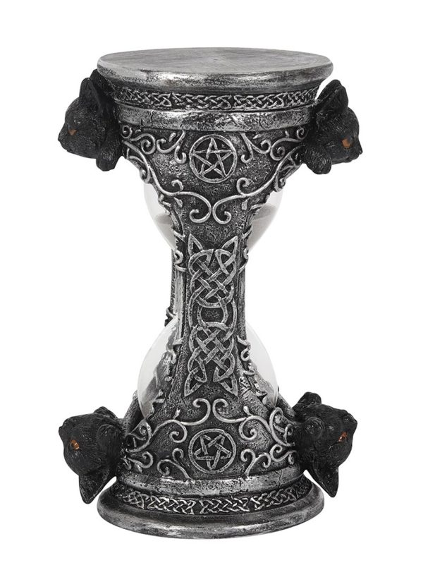 Black Cat Hourglass Timer