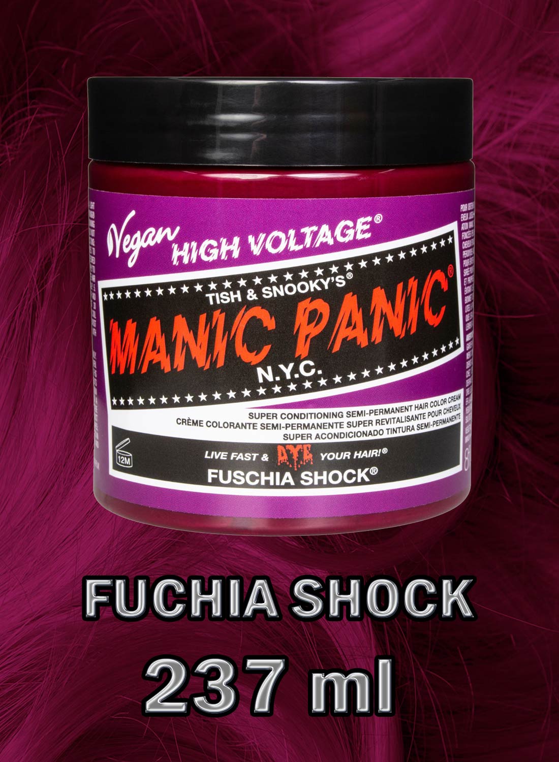 237ml Classic Fuschia Shock