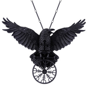 Restyle Helm of Awe Raven Necklace