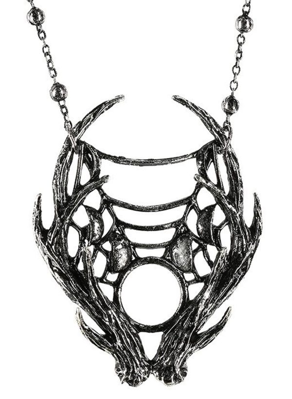 Restyle Antler Moon Necklace