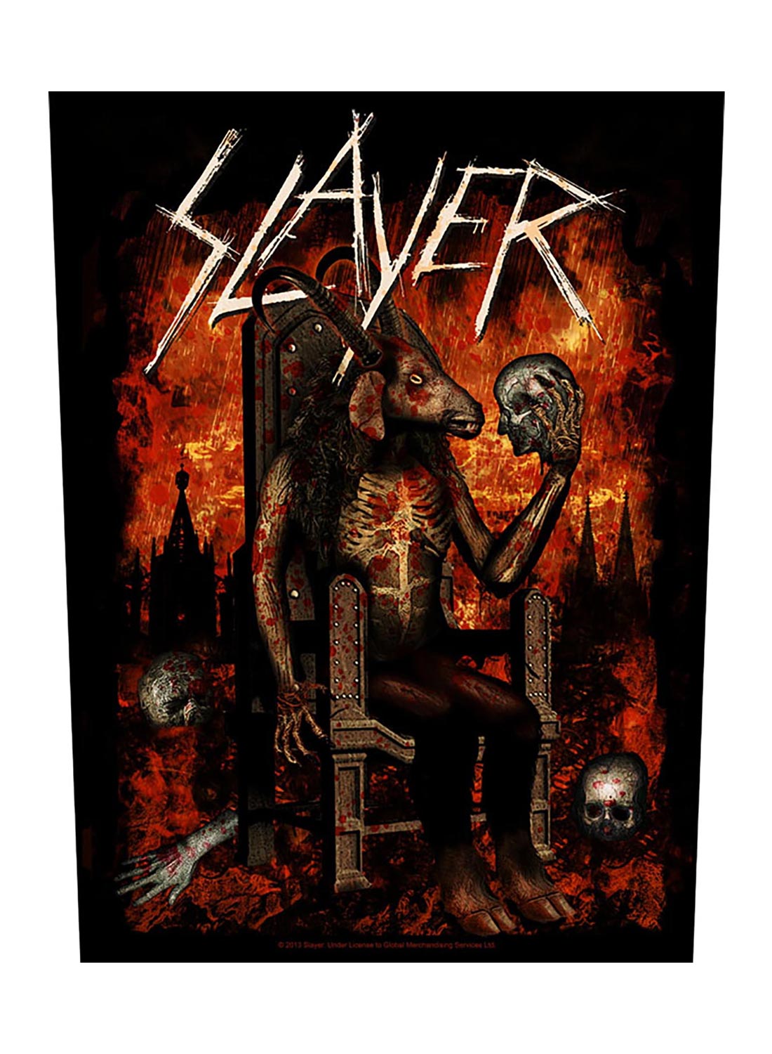 Slayer Throne Back Patch