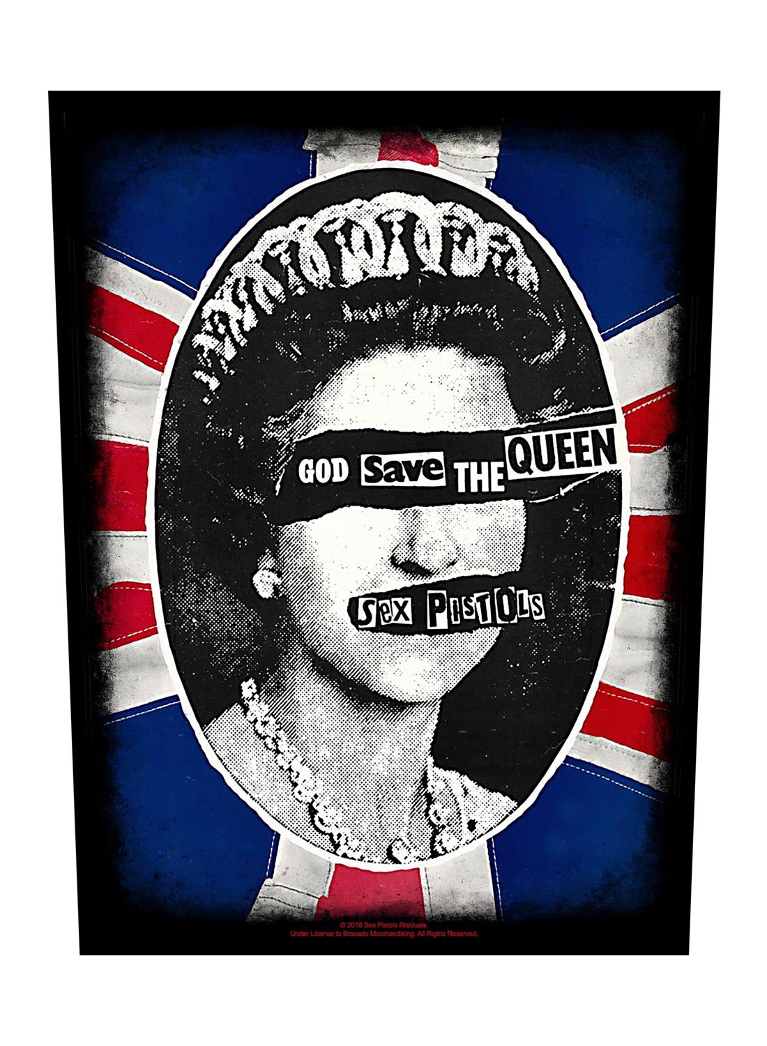 The Sex Pistols Back Patch Queen