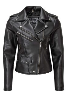Faux Leather Ladie Jacket