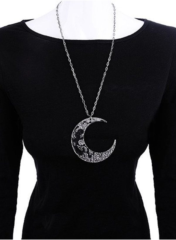 Moon Textured pendant