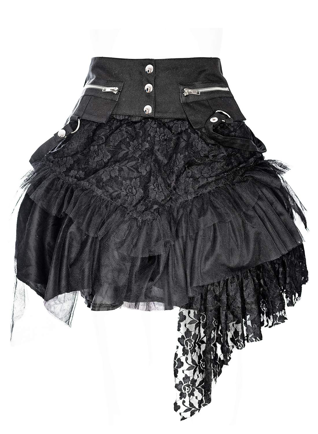 Cat Skirt Black