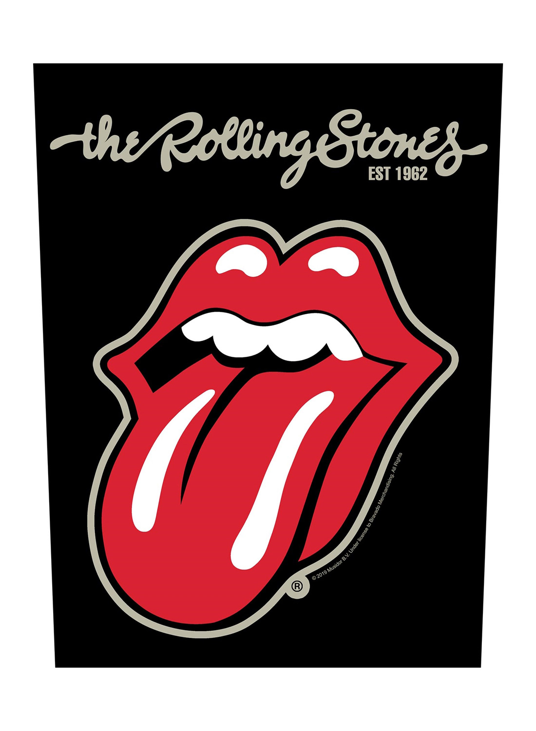 Rolling Stones Tongue Back Patch