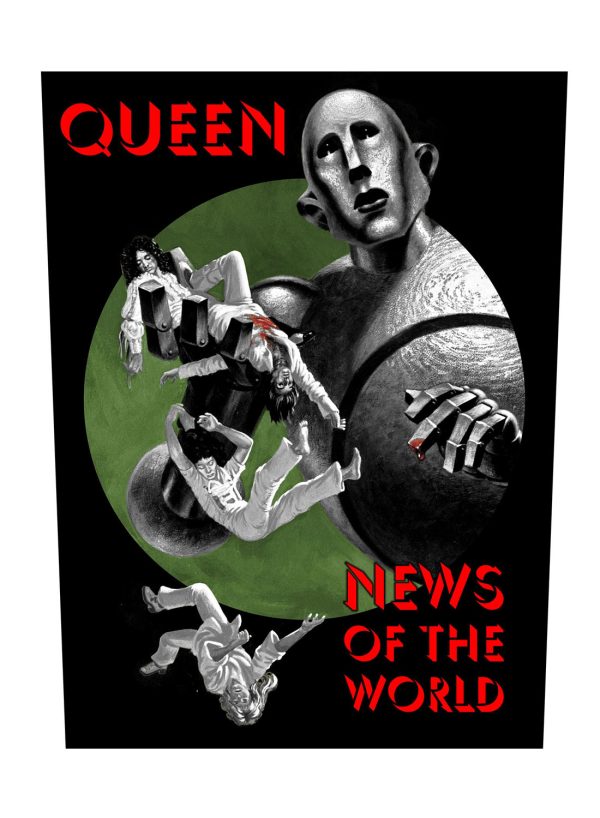 Queen News Of The World Back Patch