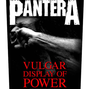 Pantera Vulgar Display Of Power Back Patch