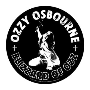 Ozzy Osbourne Blizzard Of Ozz Back Patch